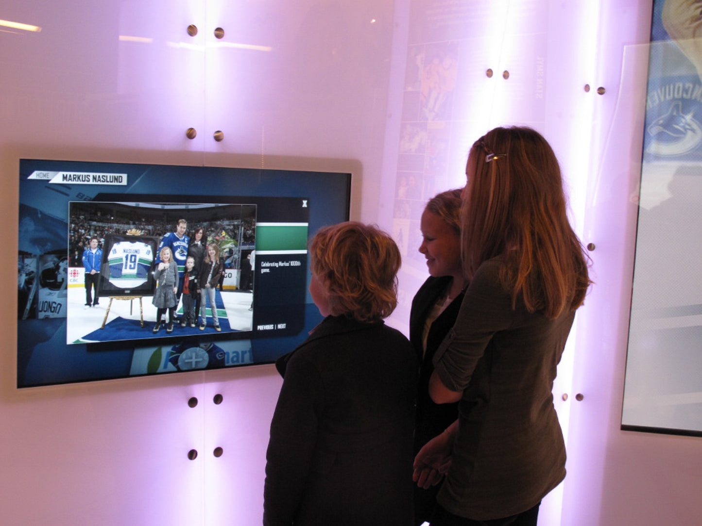 Vancouver Canucks Hall of Heroes Exhibit