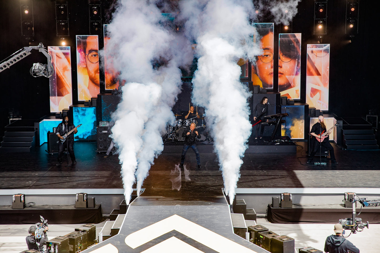 Cérémonie d'ouverture du mid-season showdown de la league championship series (LCS)