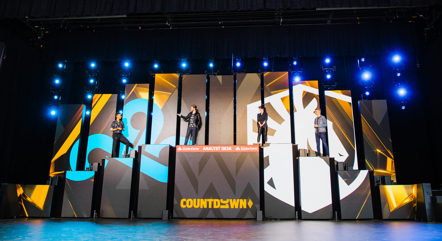 Cérémonie d'ouverture du mid-season showdown de la league championship series (LCS)