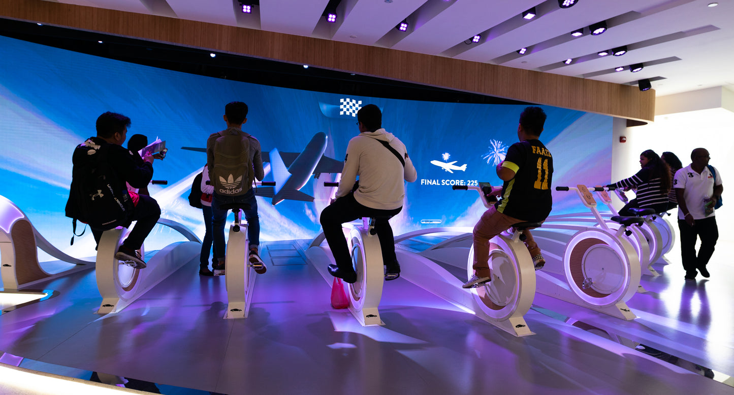 « Changi Experience Studio » à l'aéroport de Changi