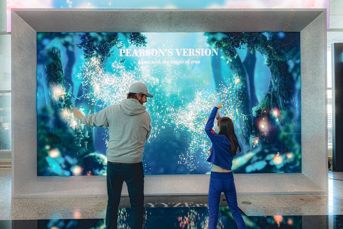 Installation interactive, Aéroport Pearson de Toronto