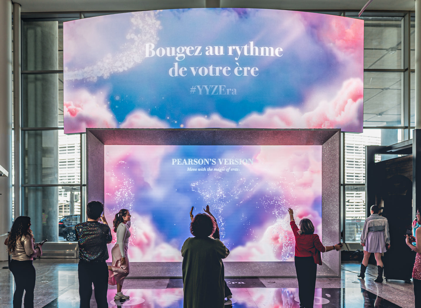 Installation interactive, Aéroport Pearson de Toronto