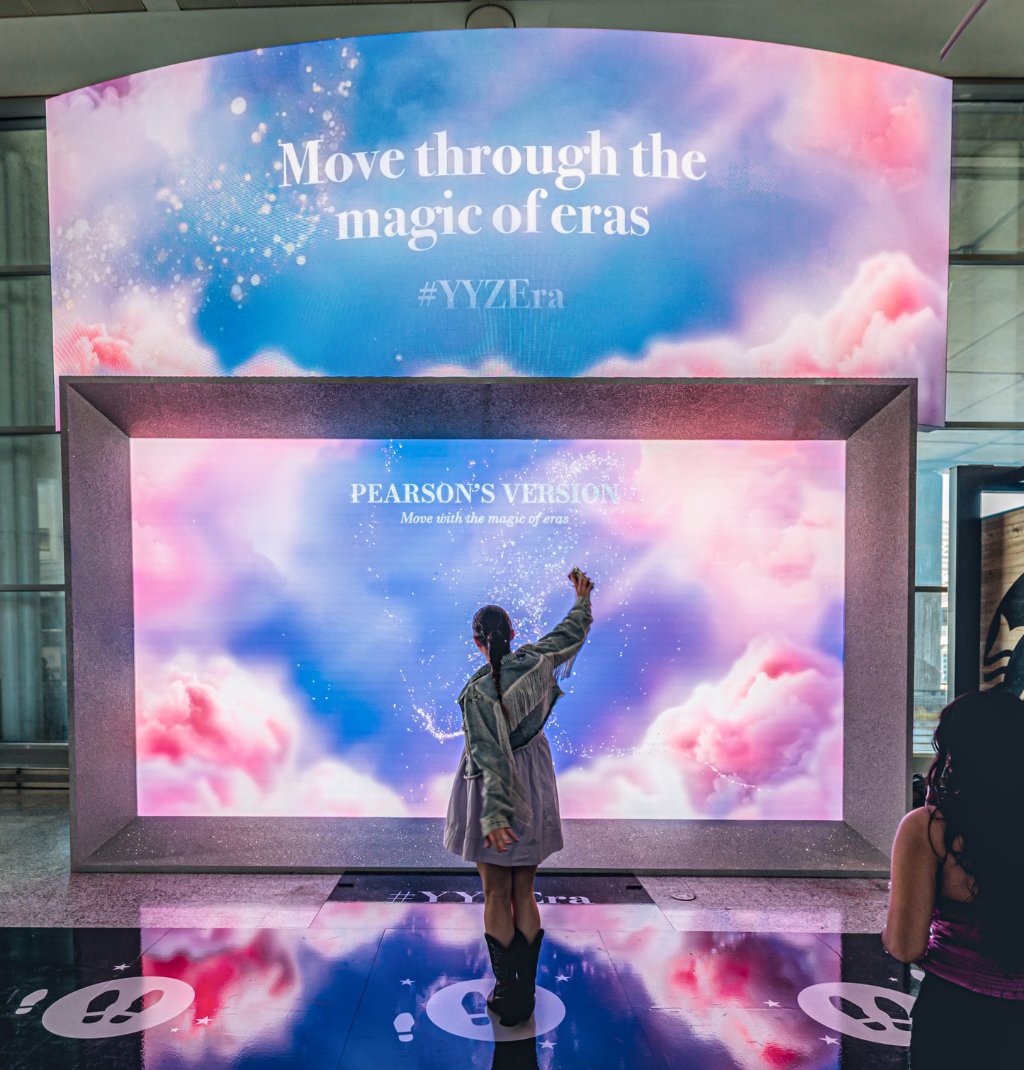 Installation interactive, Aéroport Pearson de Toronto