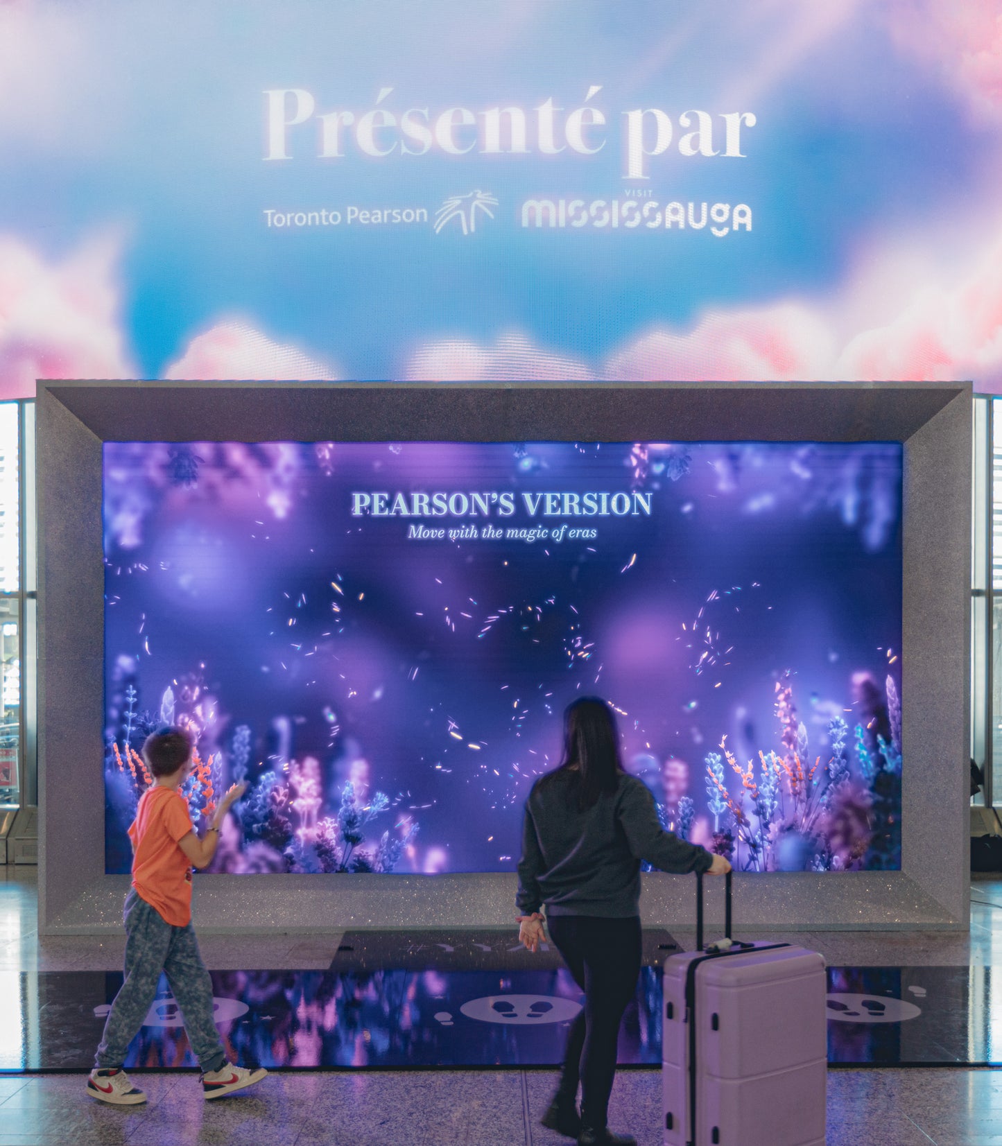 Installation interactive, Aéroport Pearson de Toronto