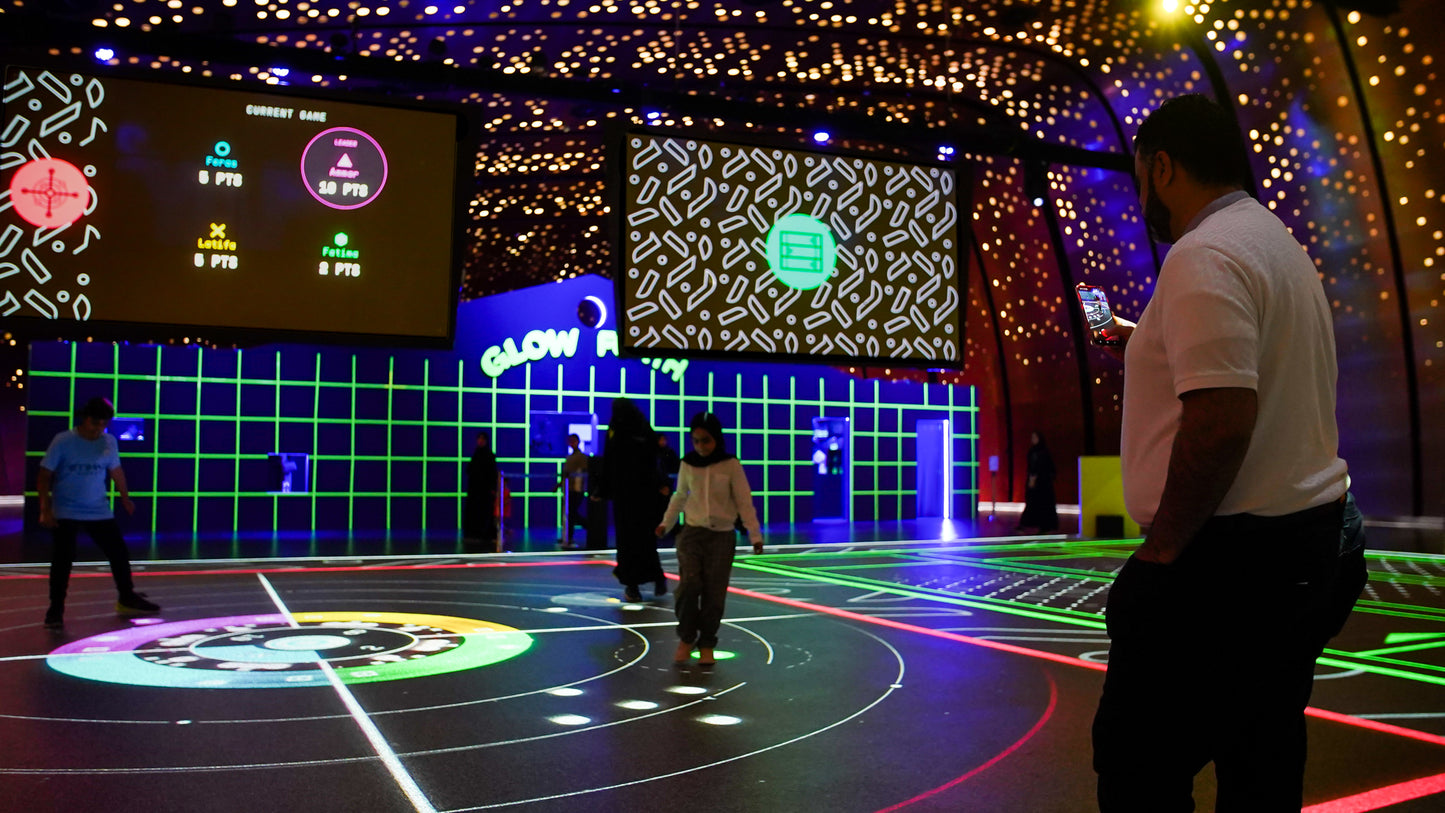 Jeux interactifs à grande échelle