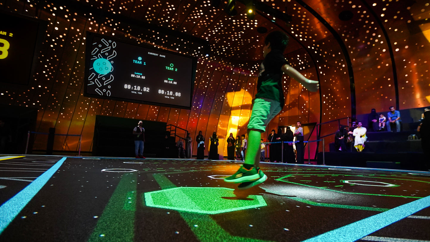 Jeux interactifs à grande échelle