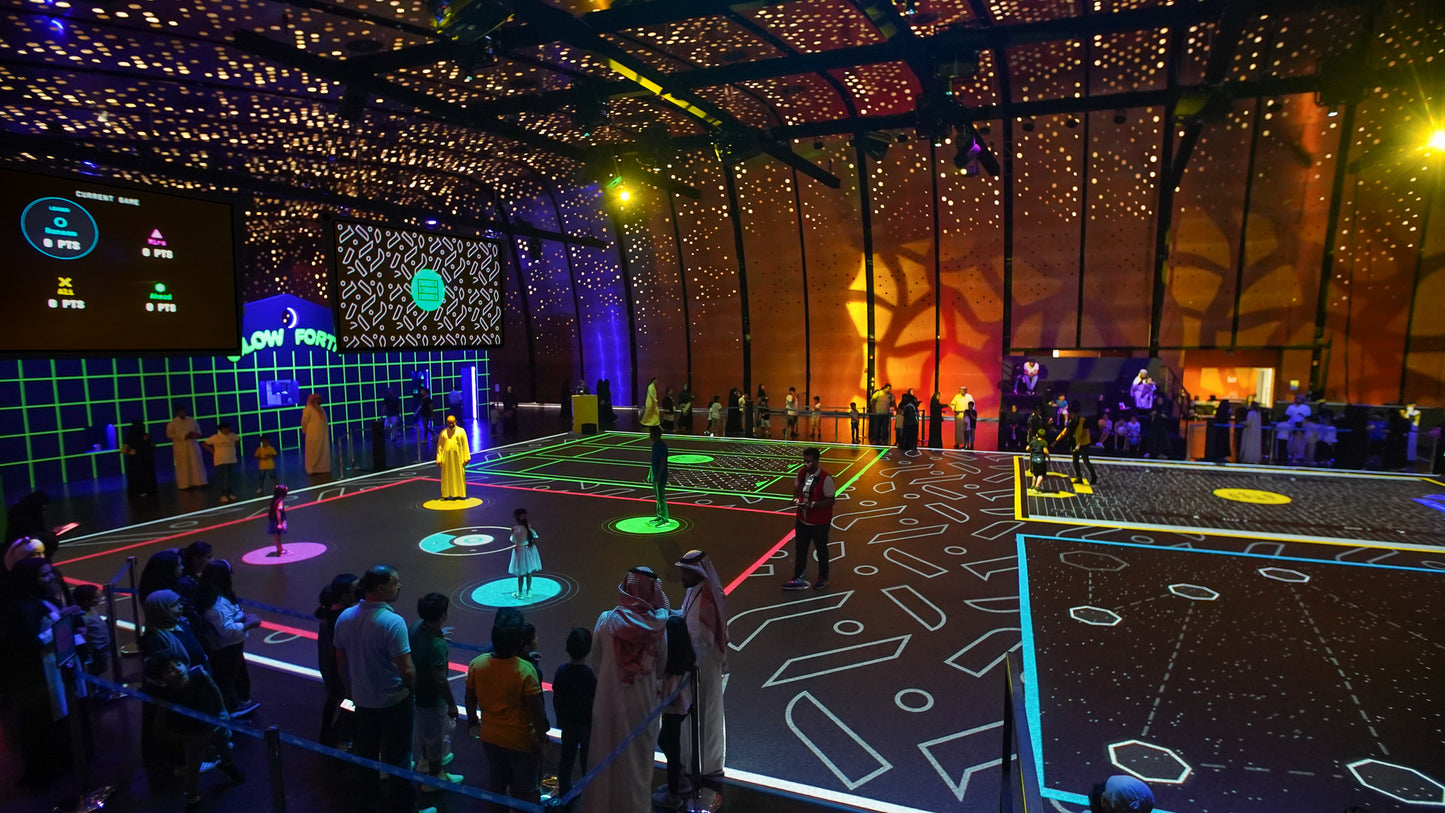 Jeux interactifs à grande échelle