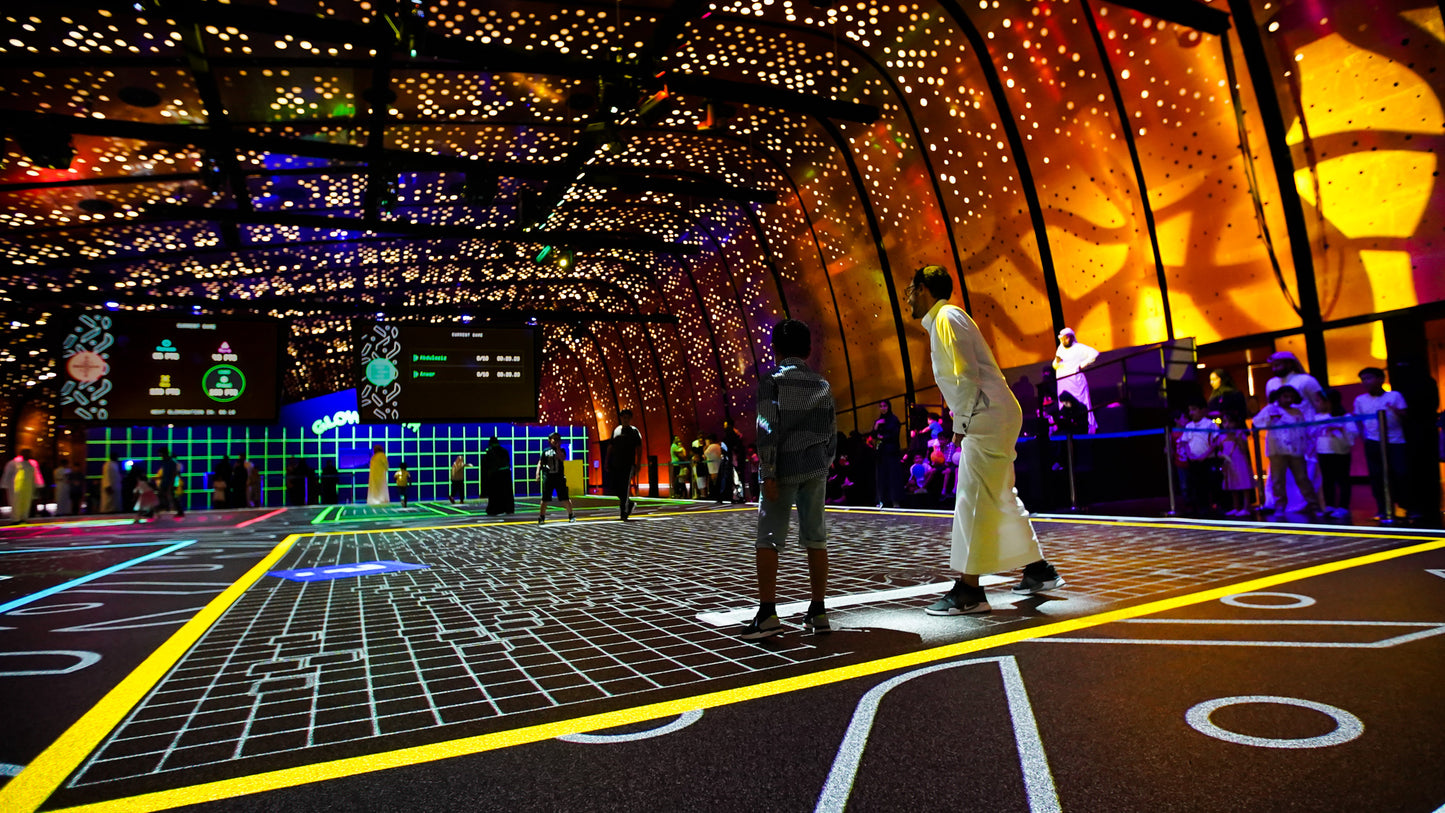 Jeux interactifs à grande échelle