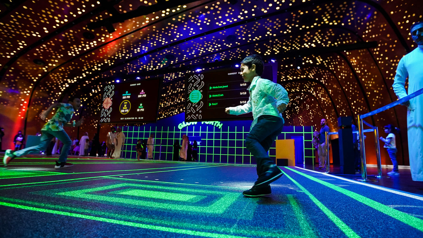 Jeux interactifs à grande échelle