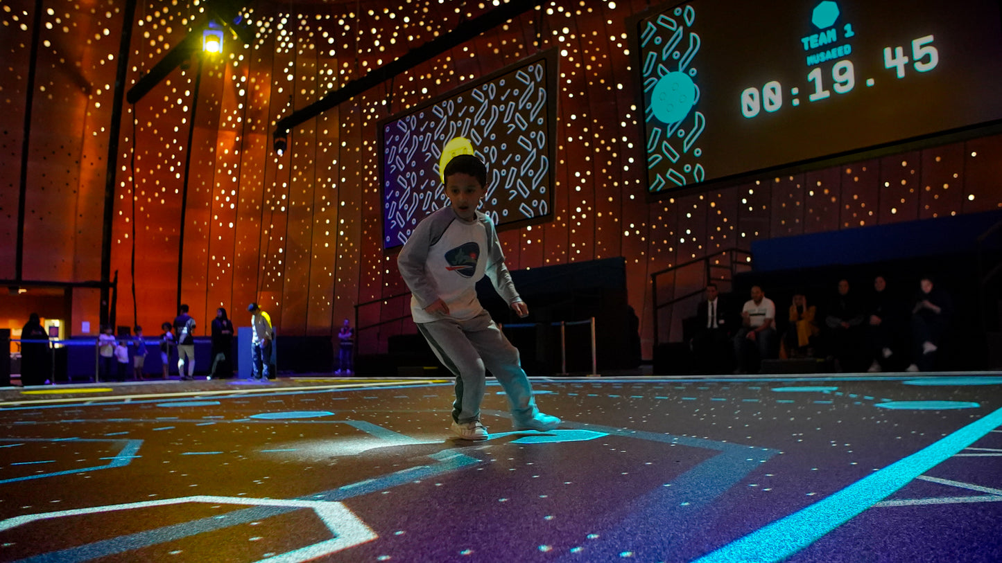 Jeux interactifs à grande échelle