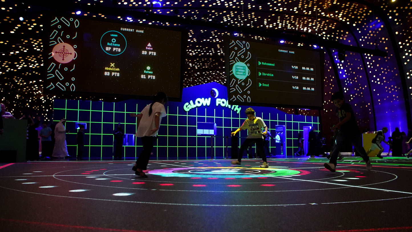 Jeux interactifs à grande échelle