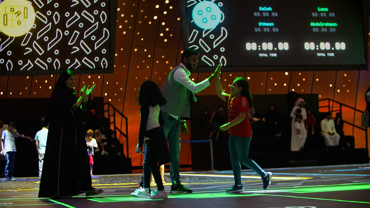 Jeux interactifs à grande échelle