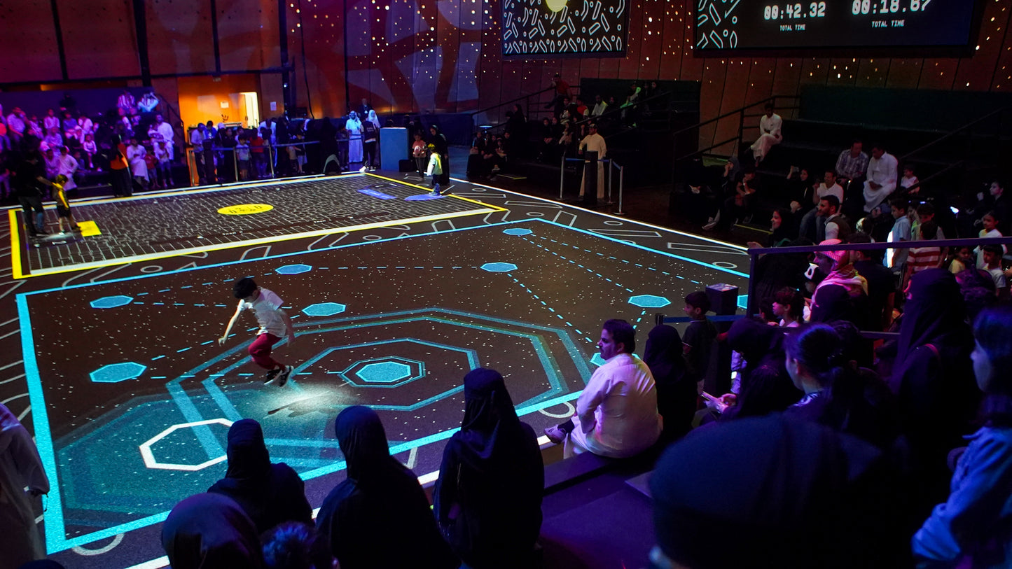 Jeux interactifs à grande échelle