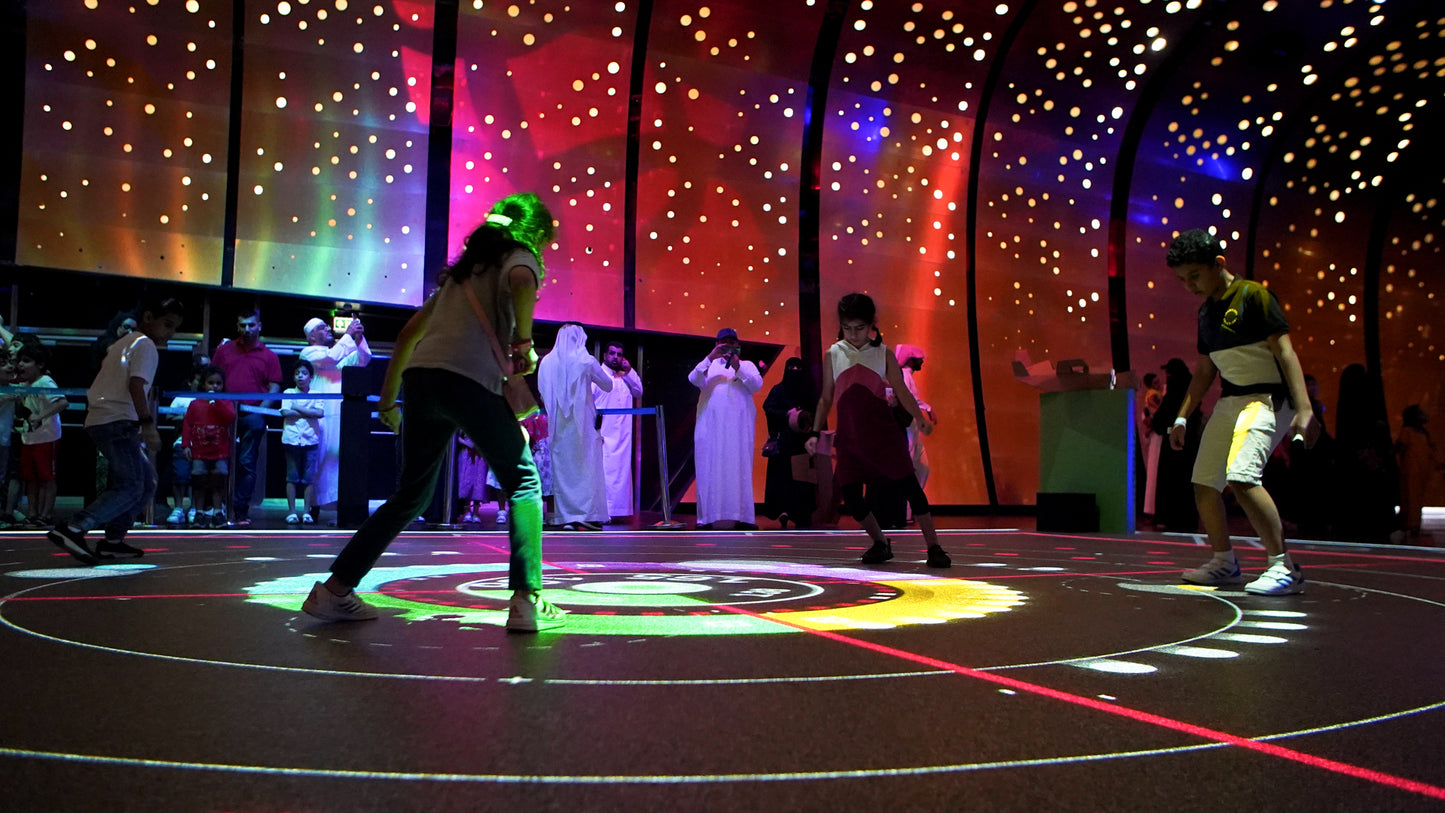 Jeux interactifs à grande échelle