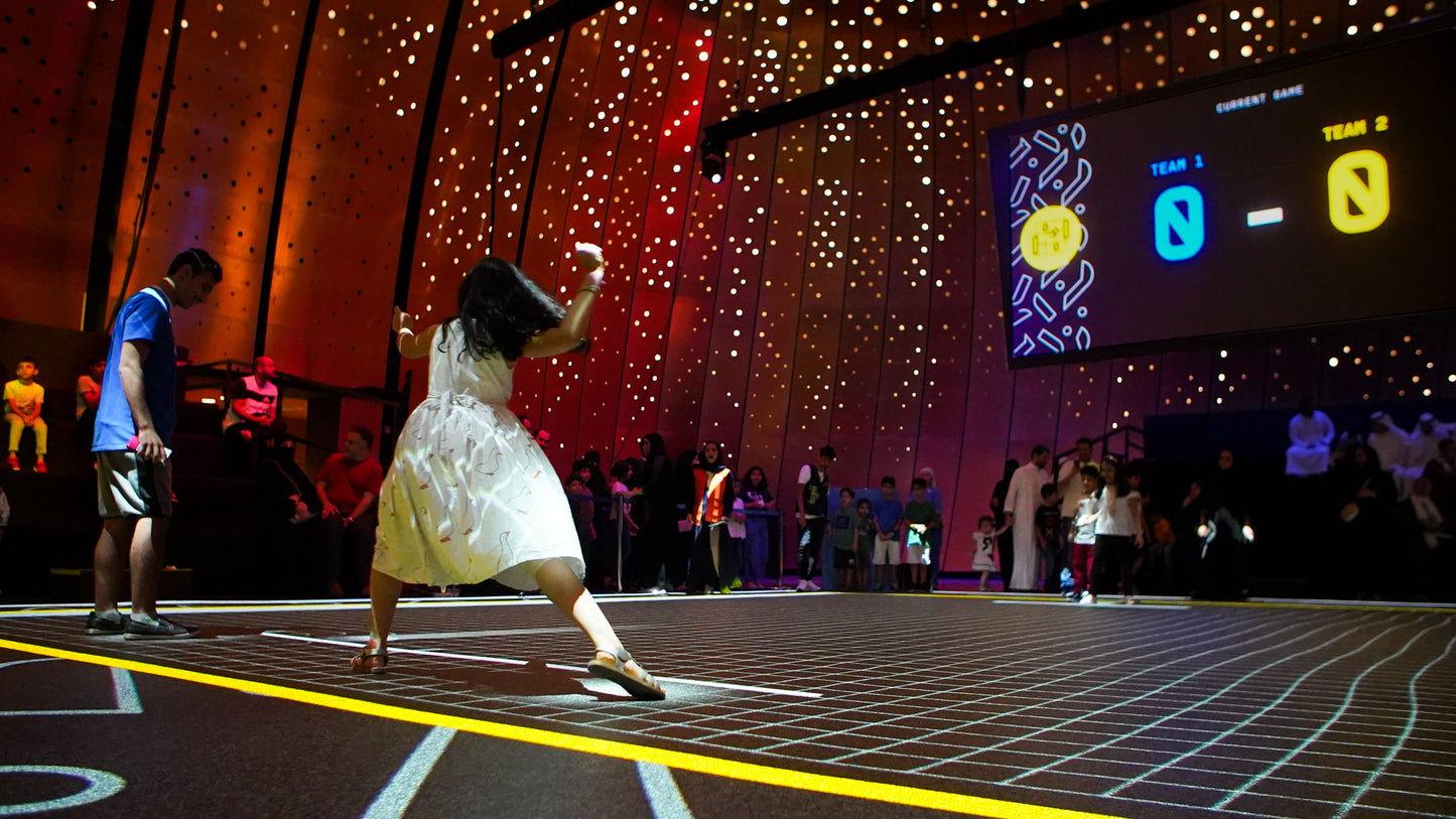 Jeux interactifs à grande échelle