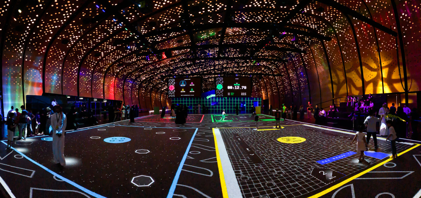 Jeux interactifs à grande échelle