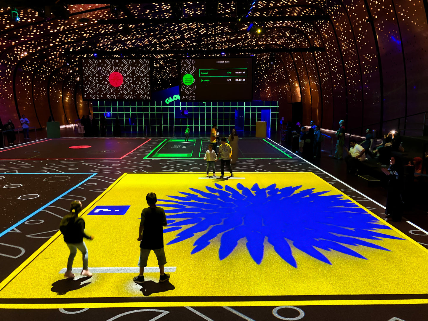 Jeux interactifs à grande échelle