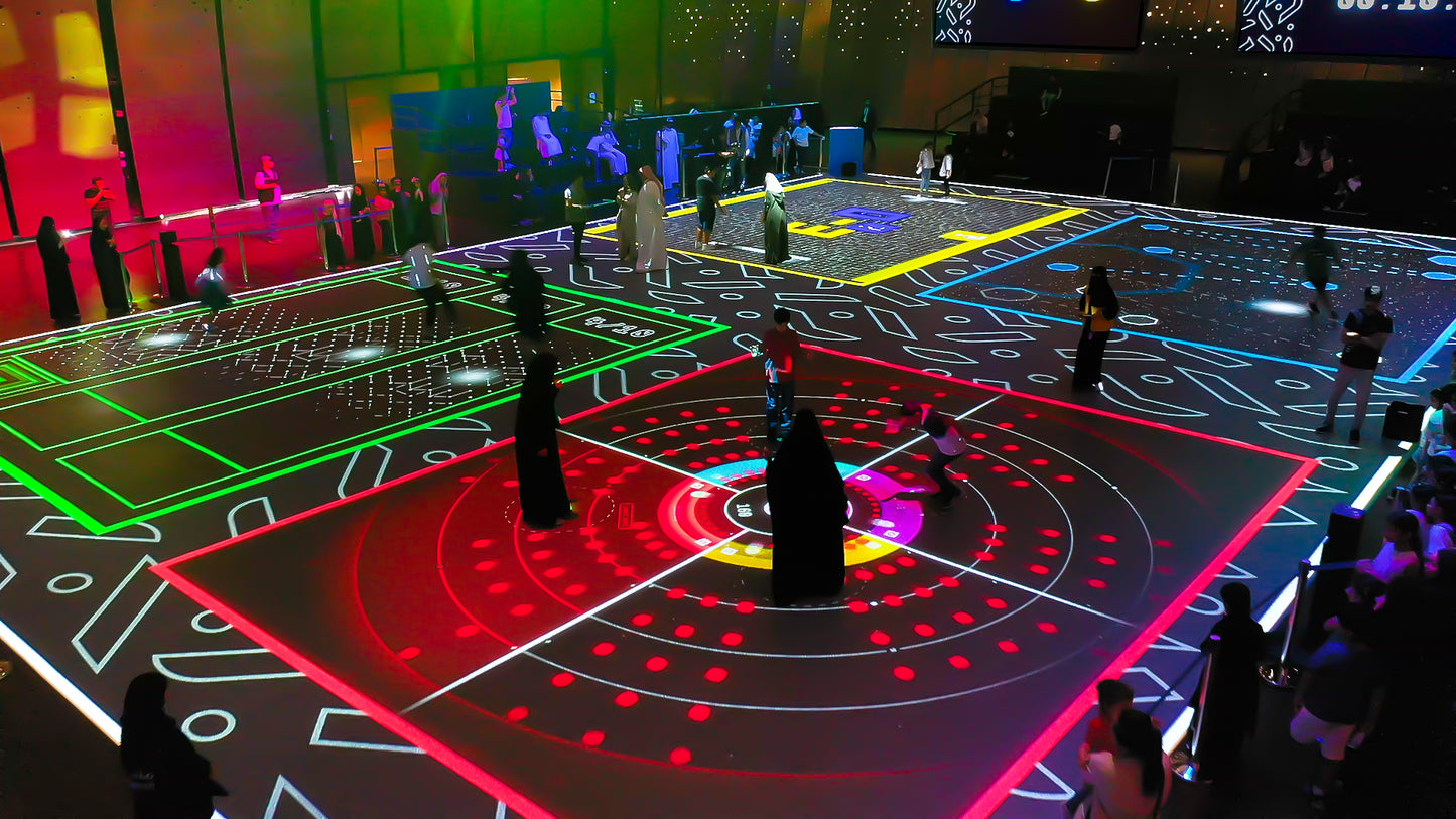 Jeux interactifs à grande échelle