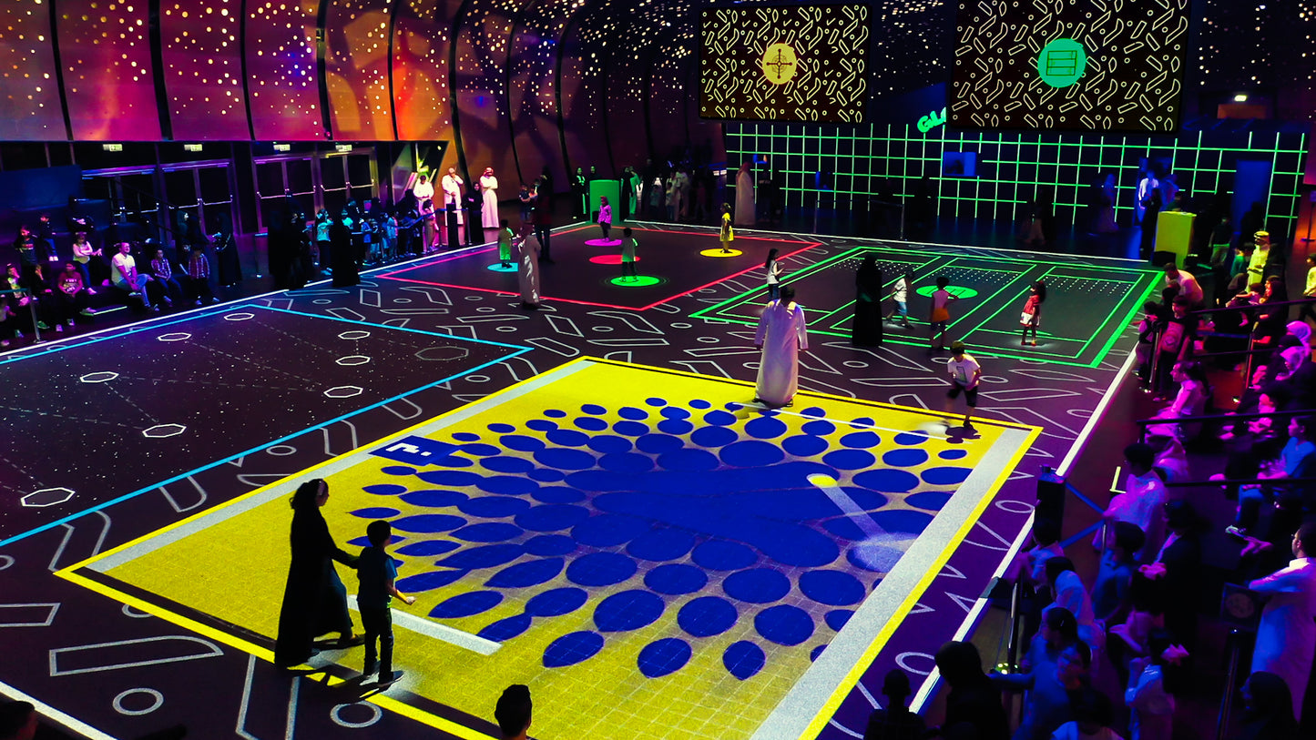 Jeux interactifs à grande échelle