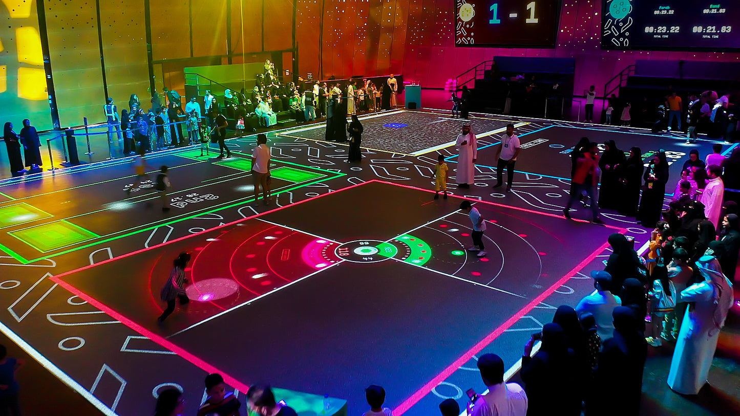 Jeux interactifs à grande échelle