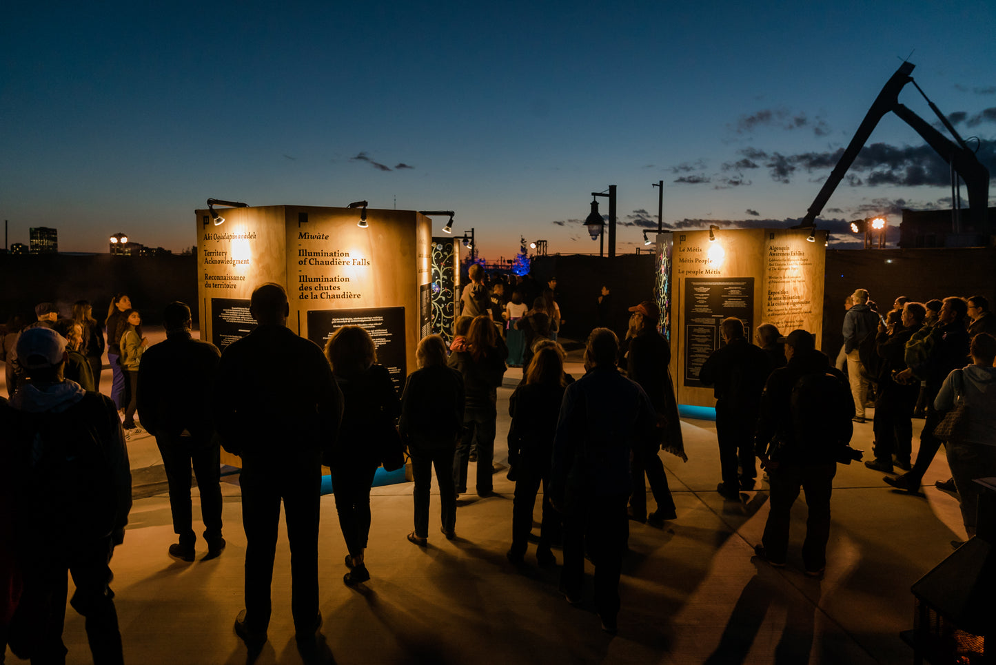 Mìwàte, The Illumination of Chaudière Falls