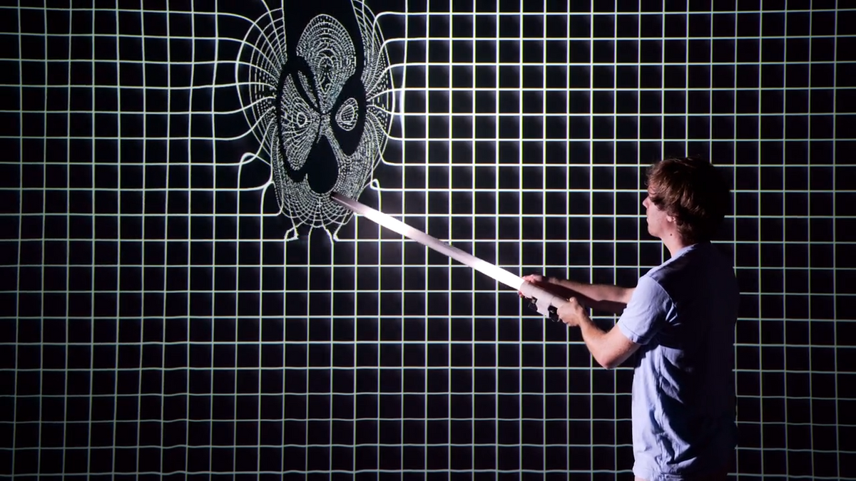 Magnetic light saber