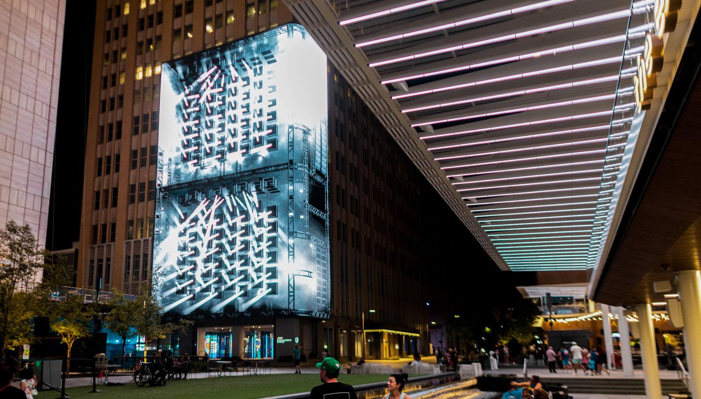 AT&T Discovery District's Audio-Reactive Stage