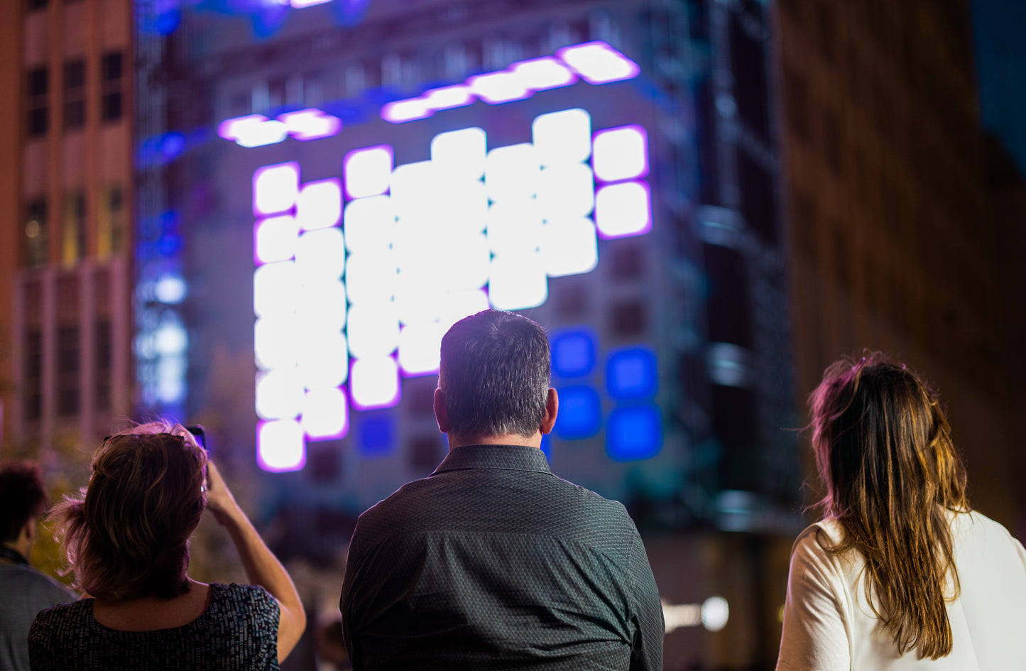 AT&T Discovery District's Audio-Reactive Stage