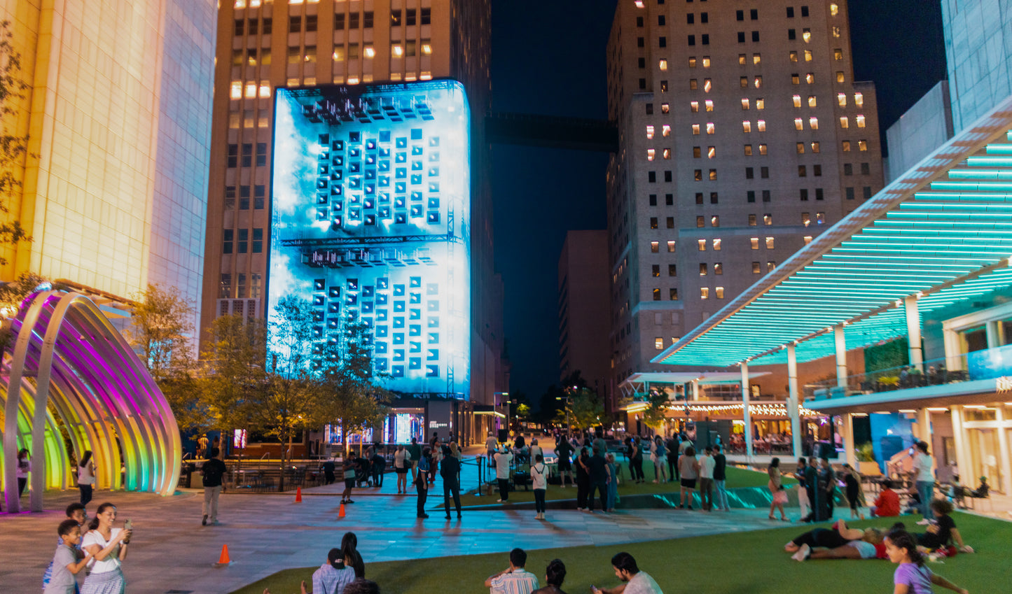 AT&T Discovery District's Audio-Reactive Stage