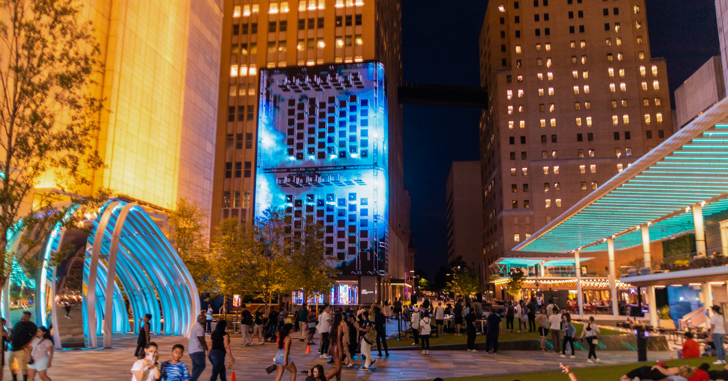 AT&T Discovery District's Audio-Reactive Stage