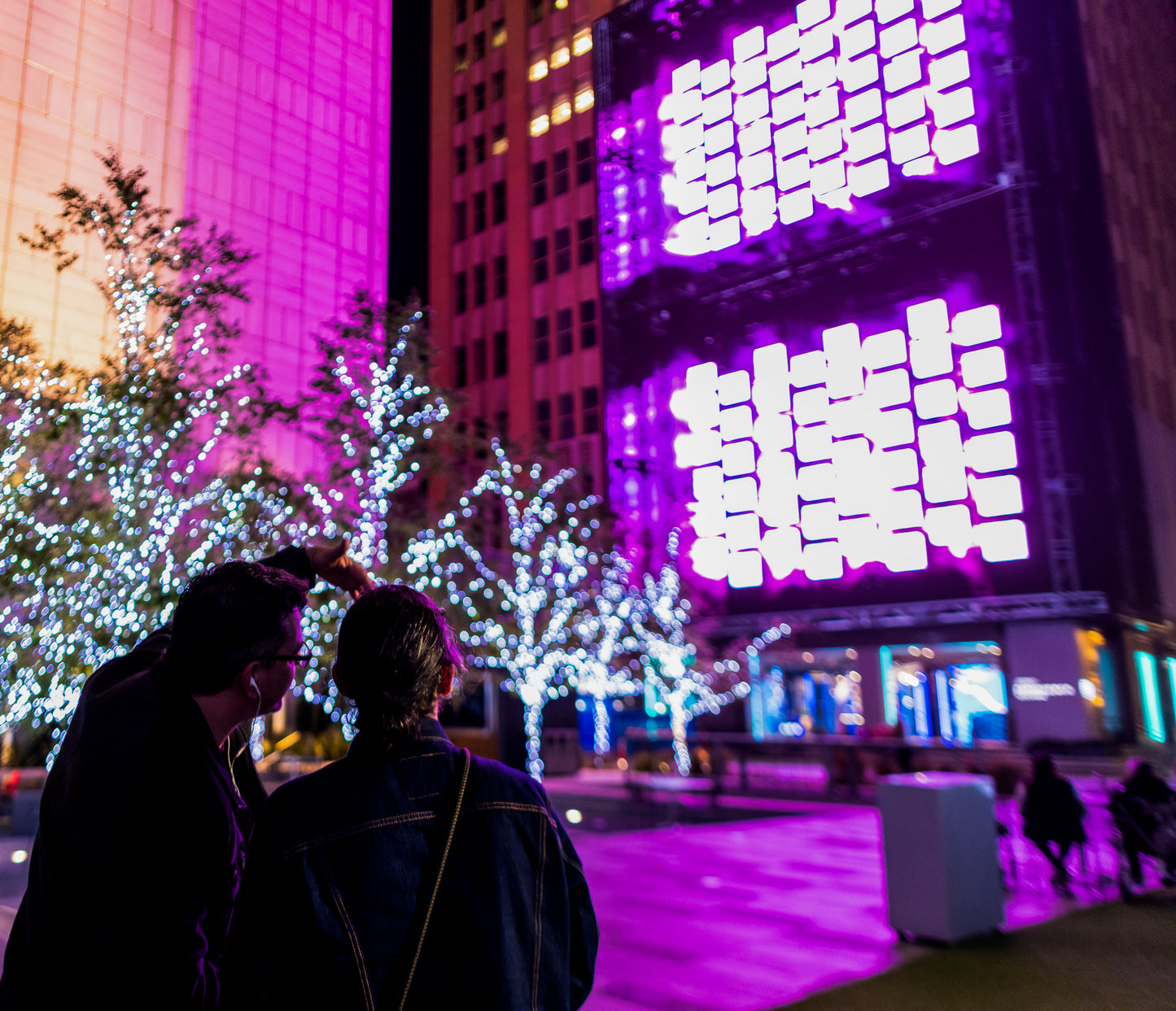 AT&T Discovery District's Audio-Reactive Stage