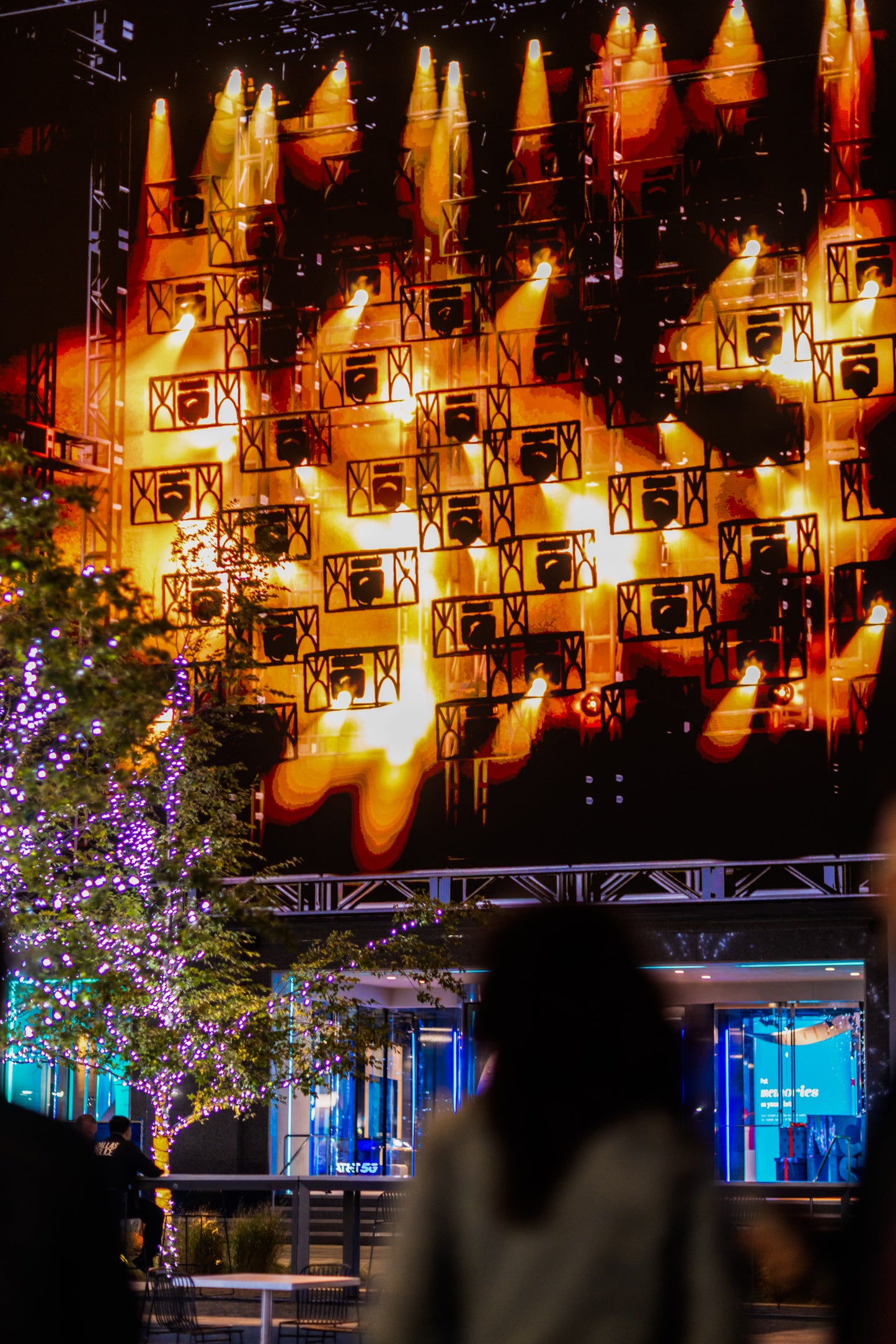 AT&T Discovery District's Audio-Reactive Stage