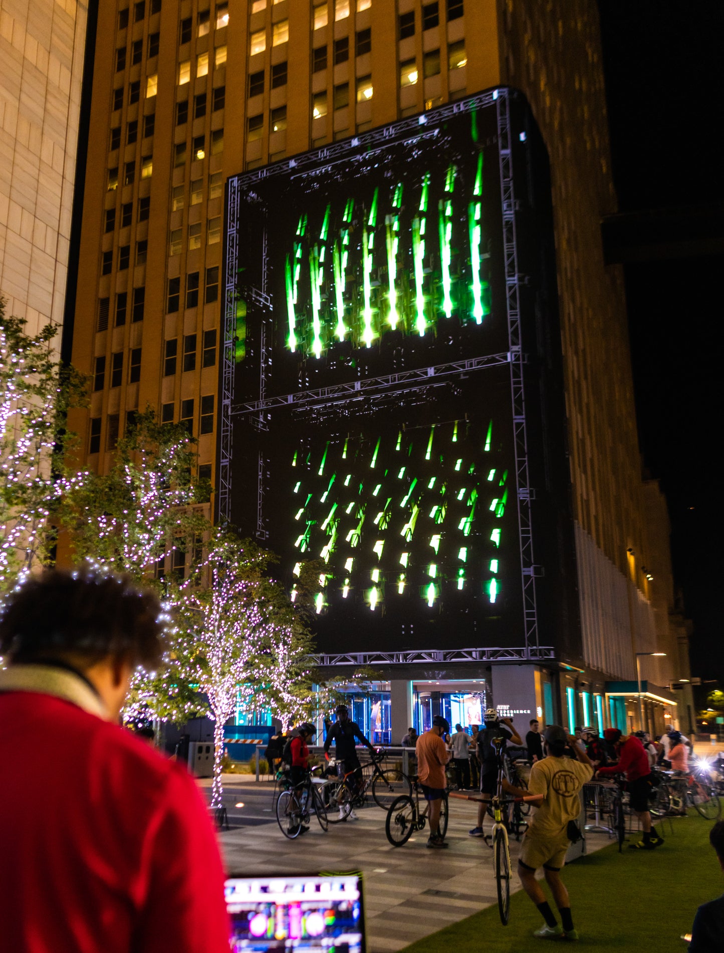 AT&T Discovery District's Audio-Reactive Stage