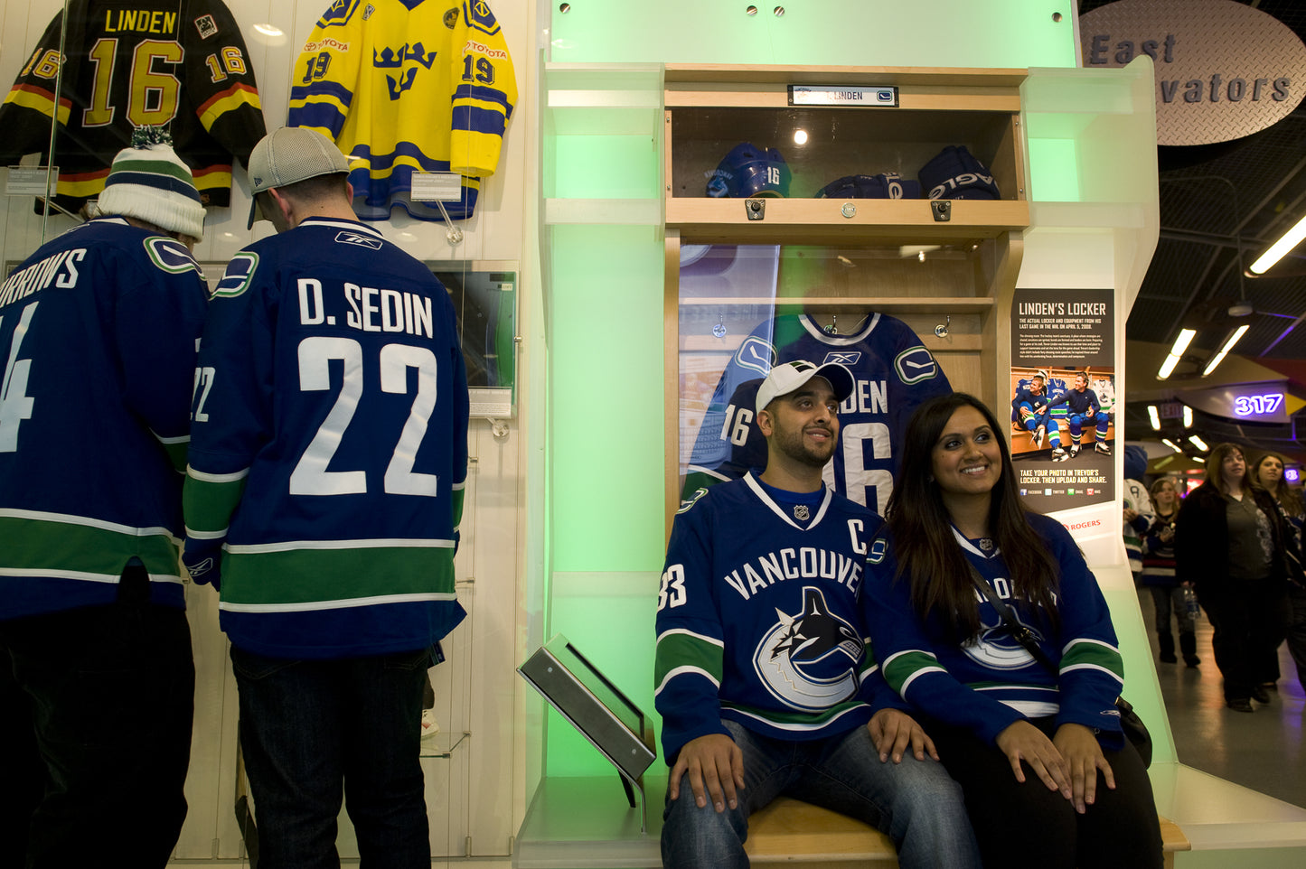 Exposition au temple de la reconmmée des Canucks de Vancouver