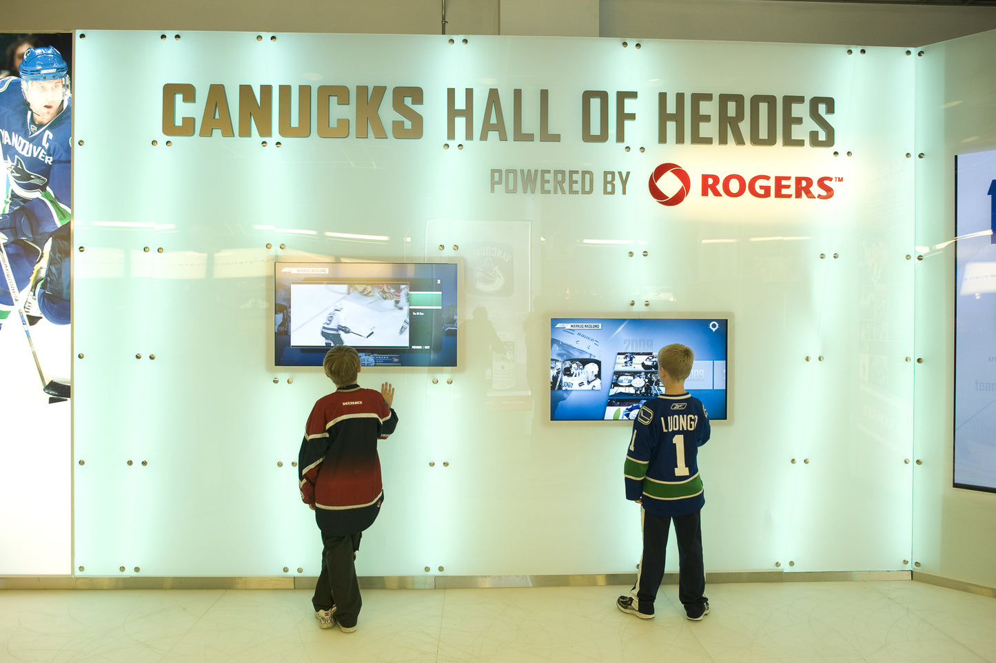 Exposition au temple de la reconmmée des Canucks de Vancouver