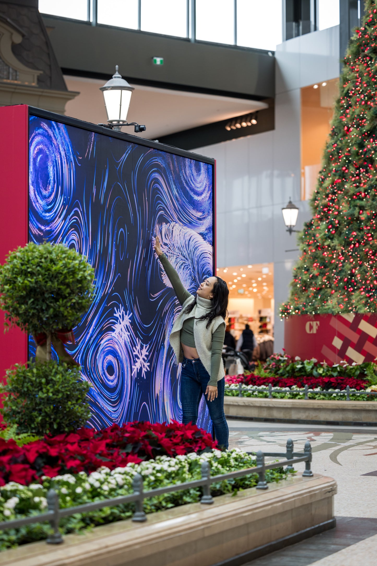 Installation interactive, Carrefour Laval