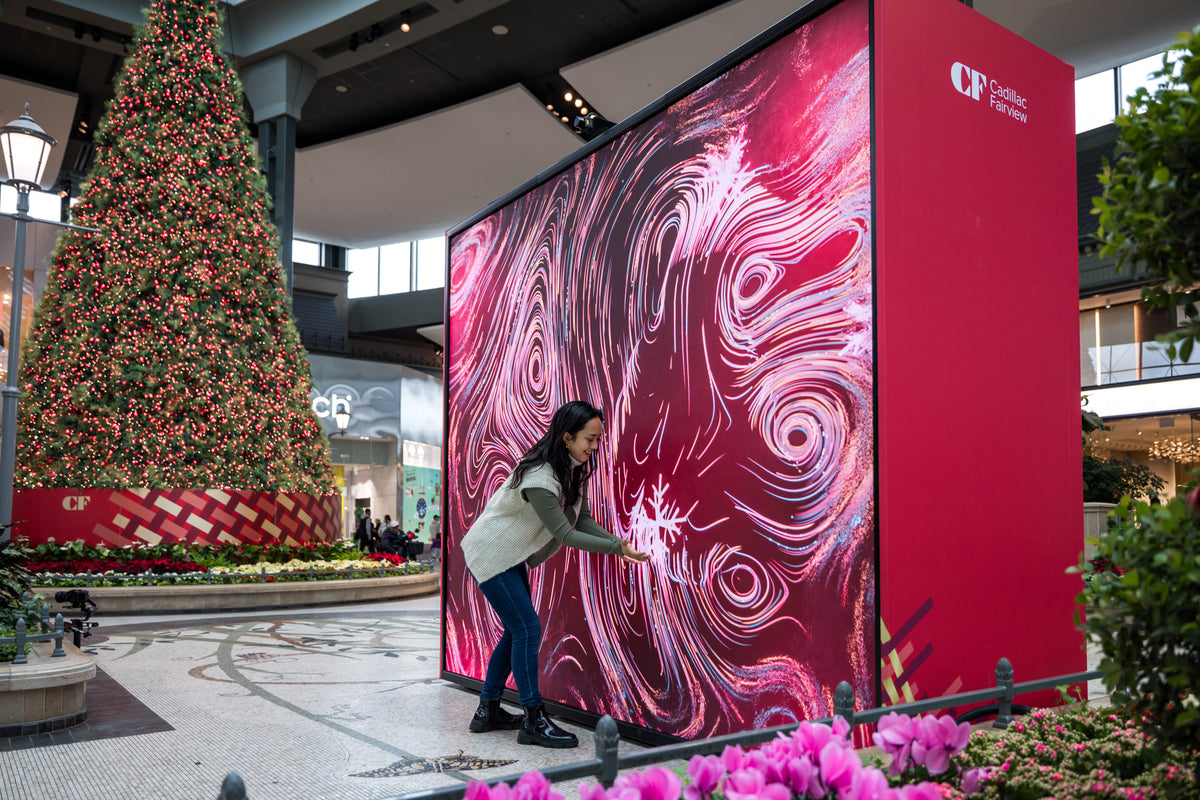 Interactive installation, Carrefour Laval | Moment factory – Moment Factory