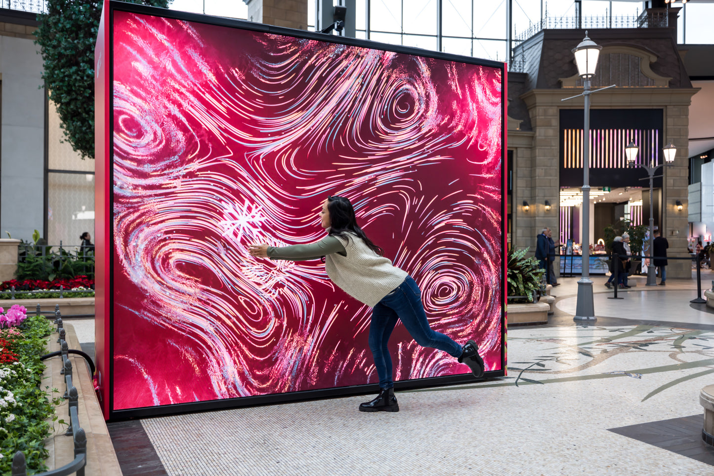 Installation interactive, Carrefour Laval