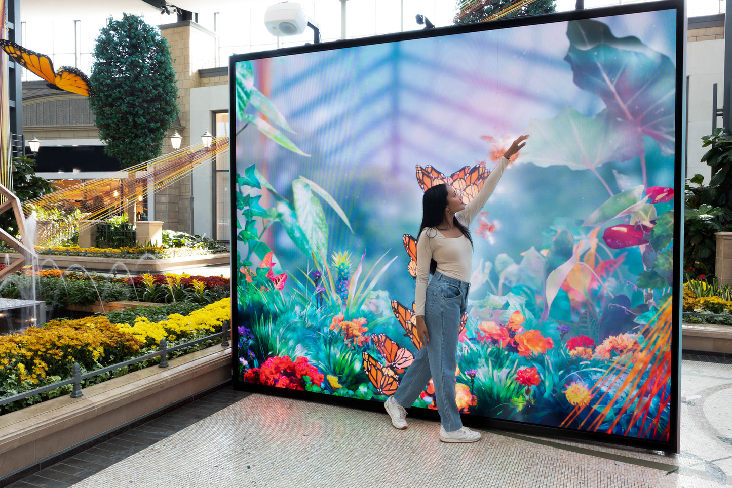 Installation interactive, Carrefour Laval