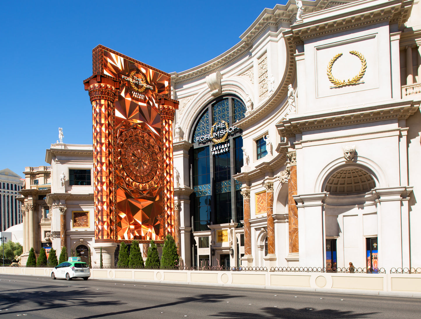 Une marquise multimédia au Forum Shops