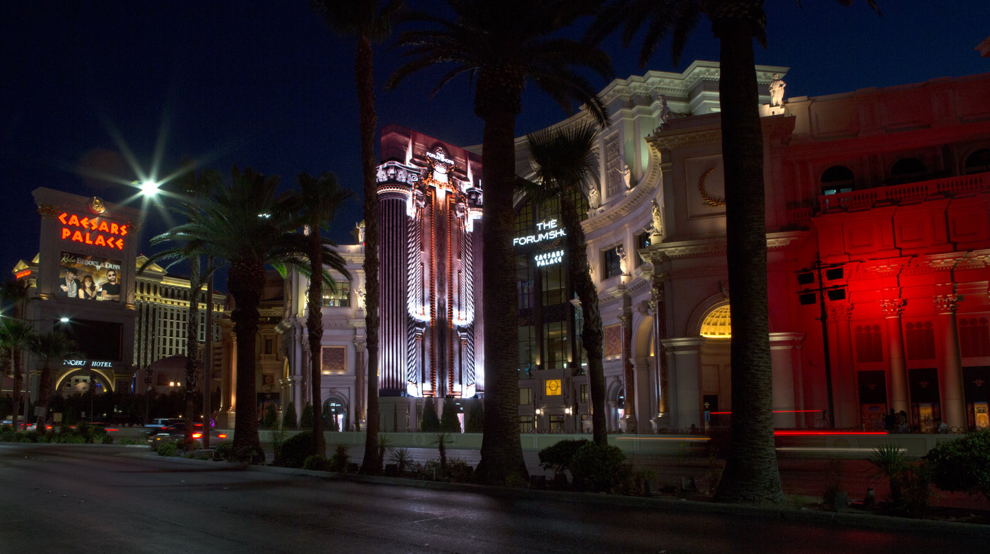 Une marquise multimédia au Forum Shops