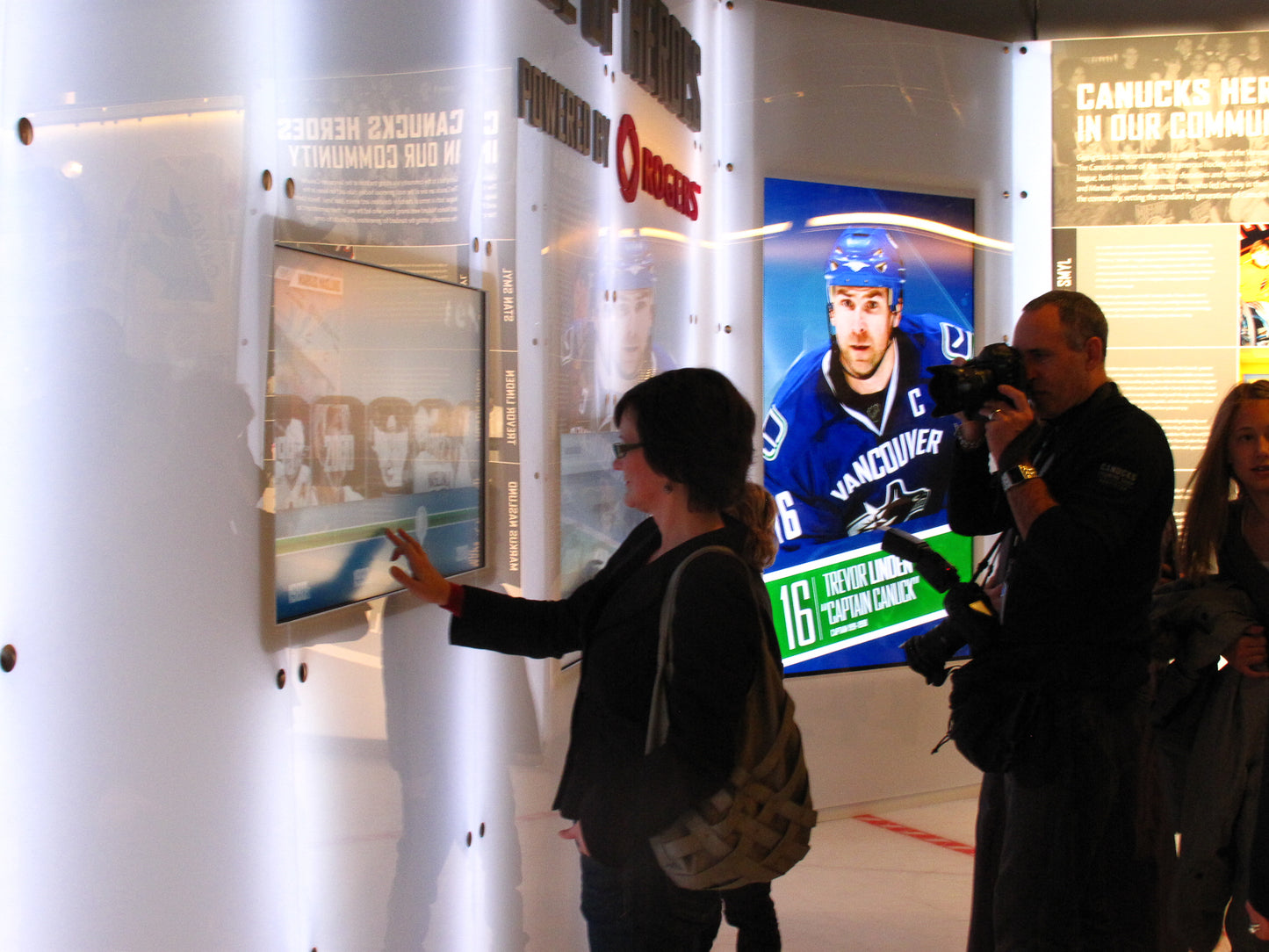 Exposition au temple de la reconmmée des Canucks de Vancouver