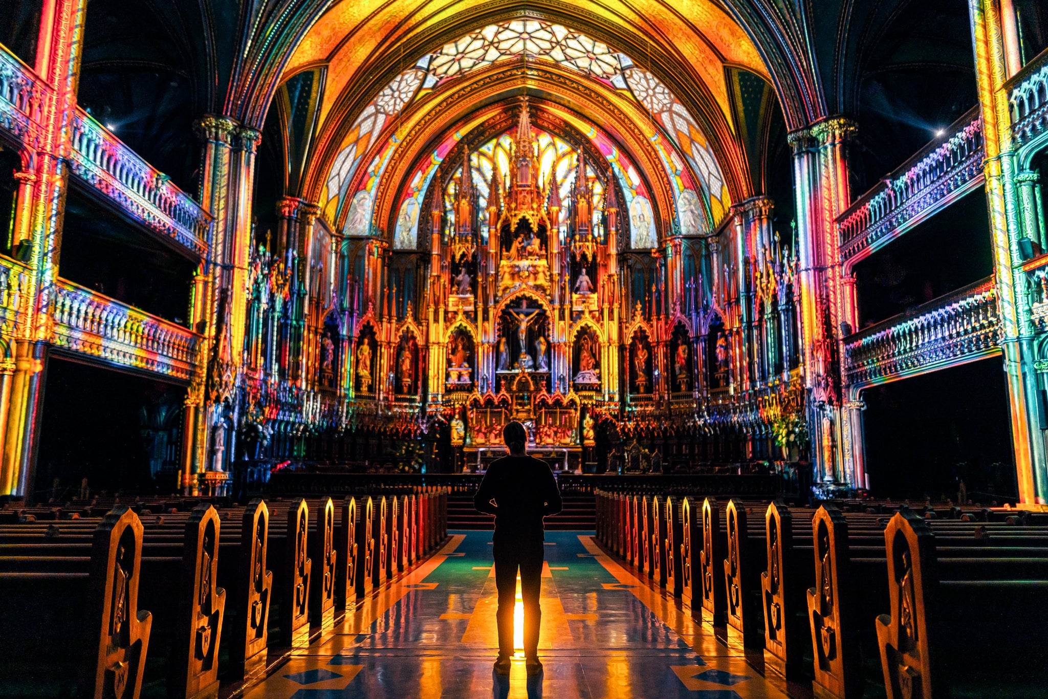 Aura at Notre-Dame Basilica | Moment Factory