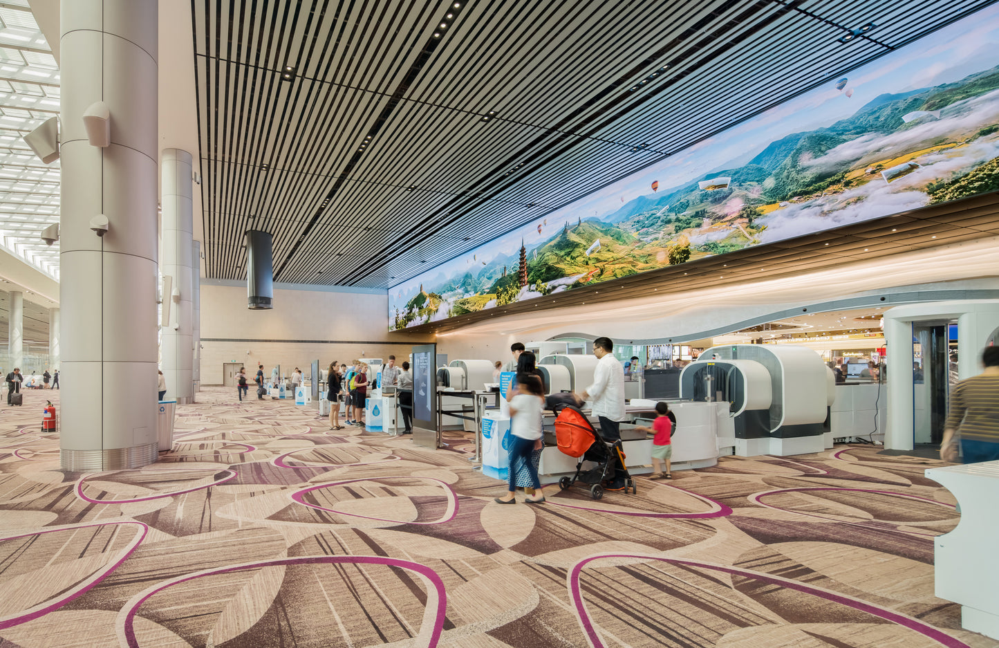 Changi Airport's Terminal 4 "Theatre of Experience"