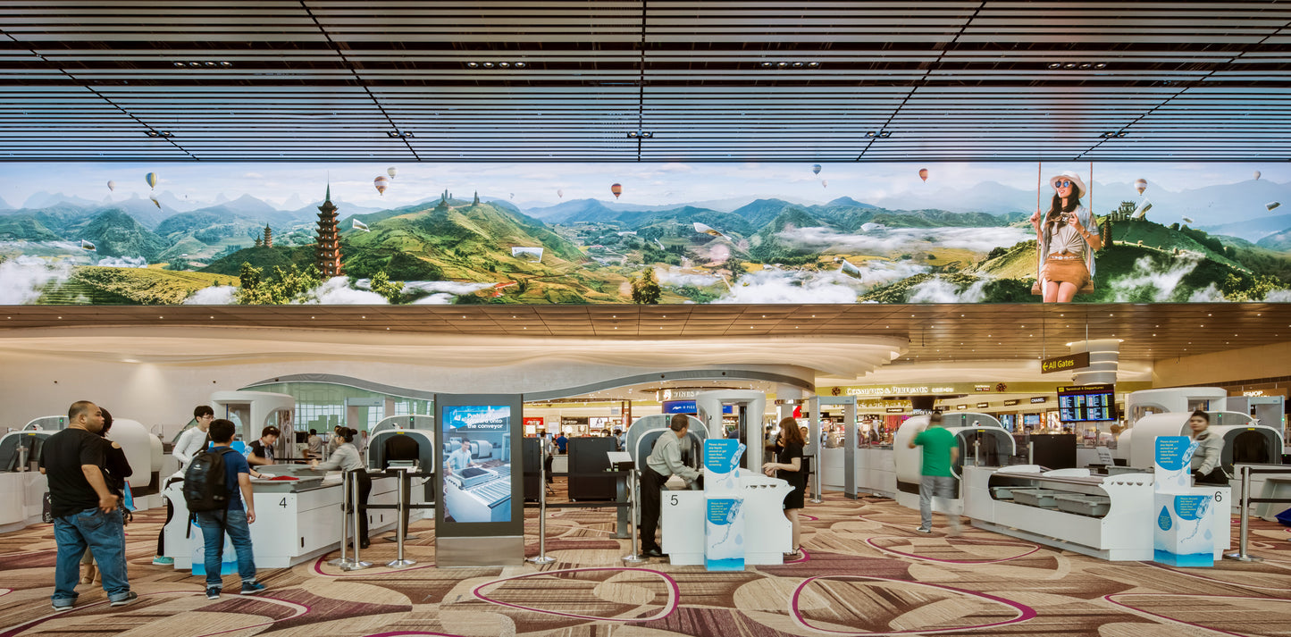 Le « Théâtre d'expérience » de l'aéroport Changi