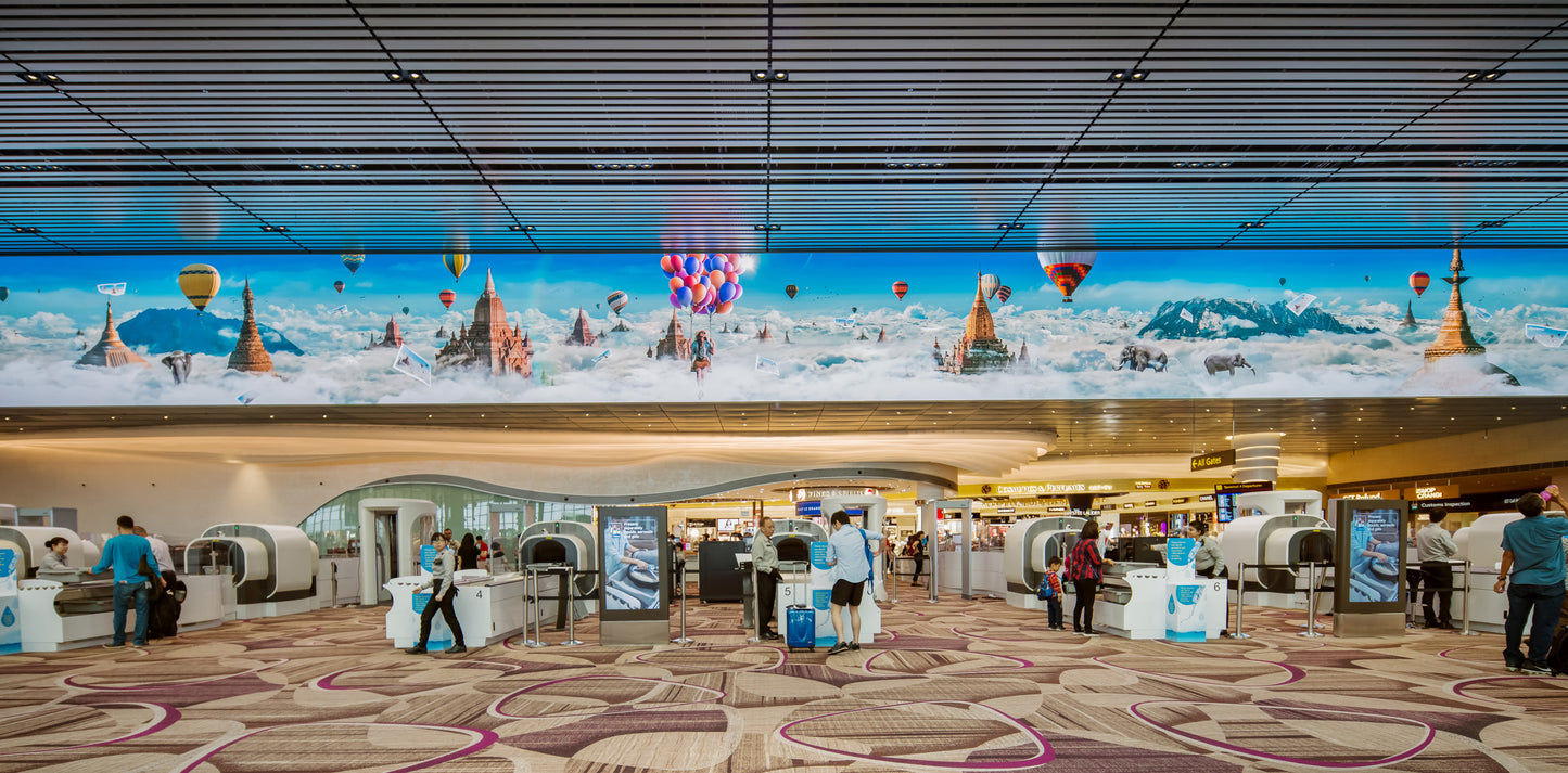 Changi Airport's Terminal 4 "Theatre of Experience"