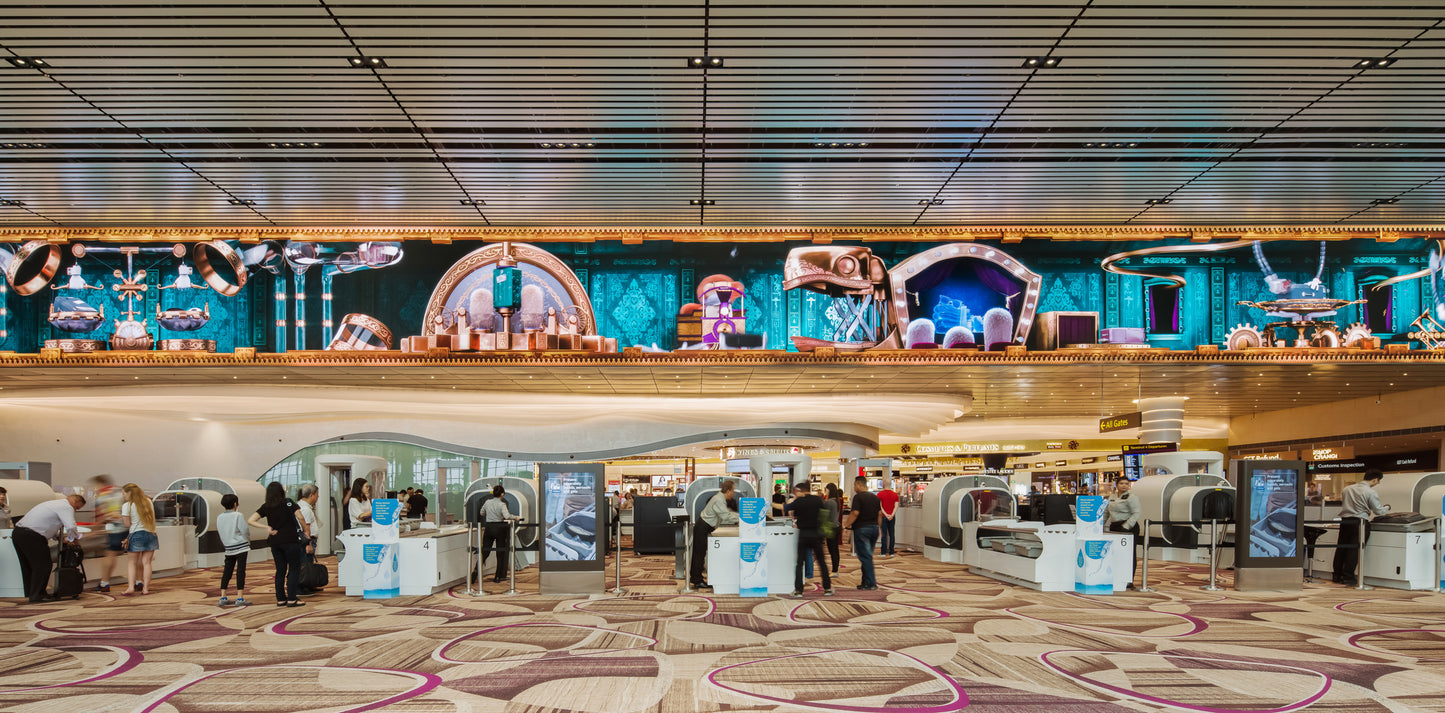 Changi Airport's Terminal 4 "Theatre of Experience"