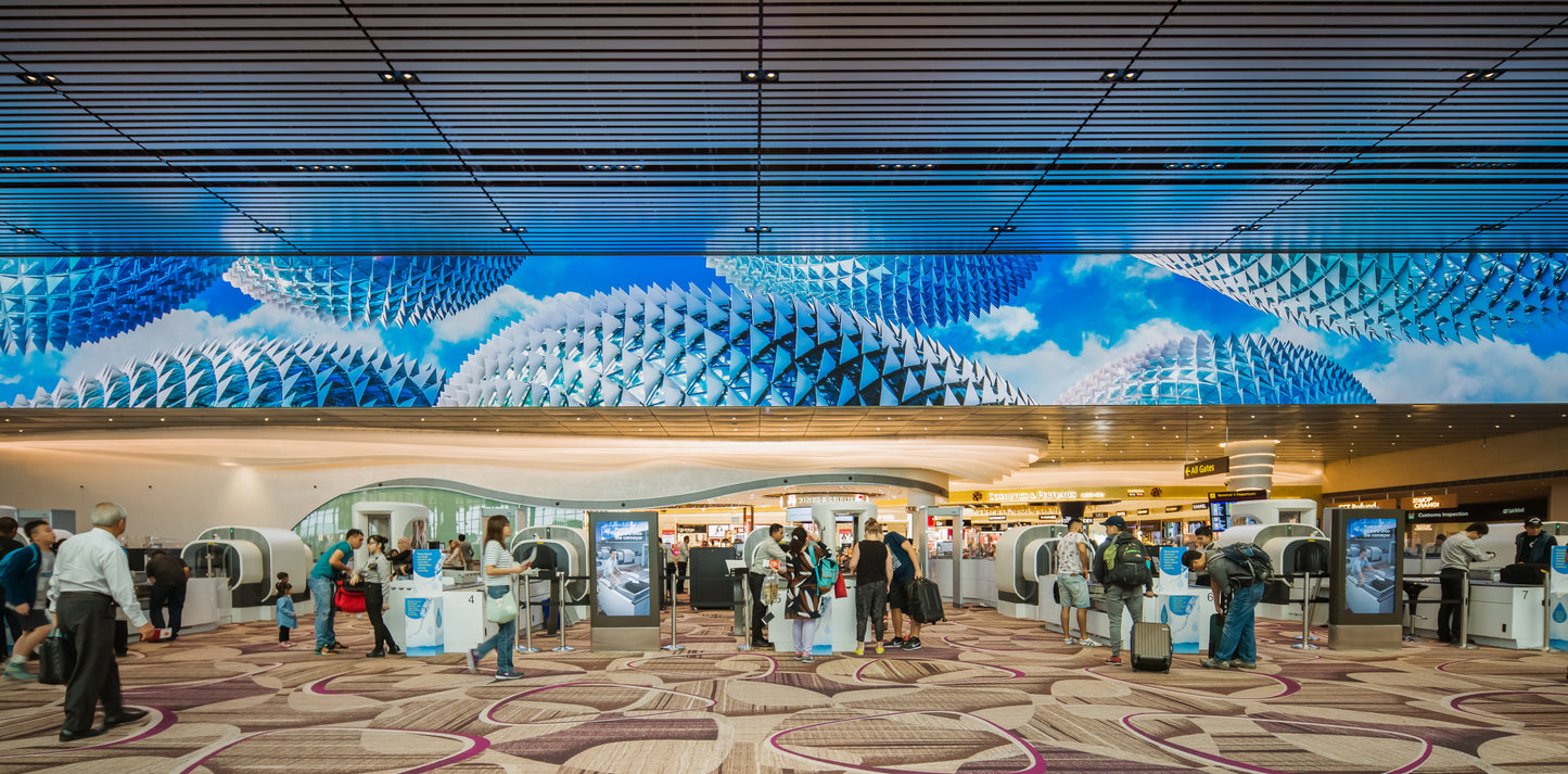 Changi Airport's Terminal 4 "Theatre of Experience"