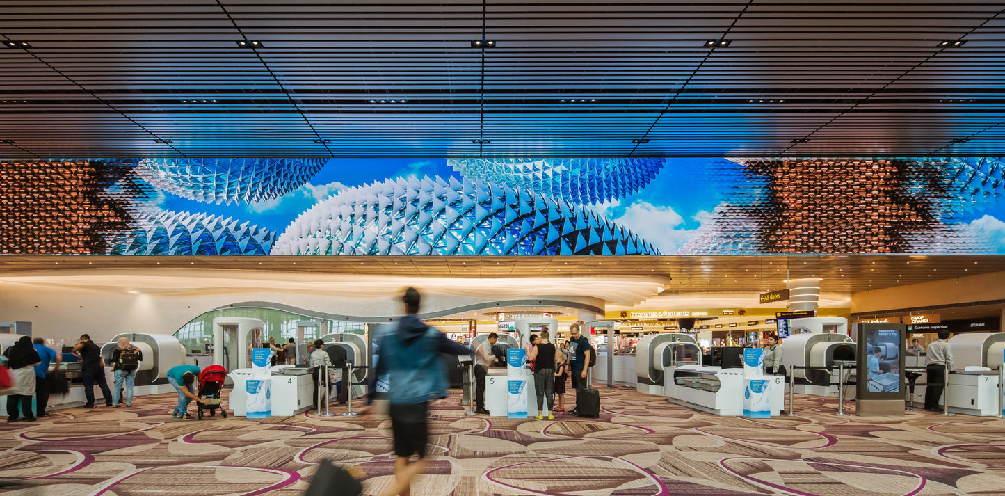 Le « Théâtre d'expérience » de l'aéroport Changi