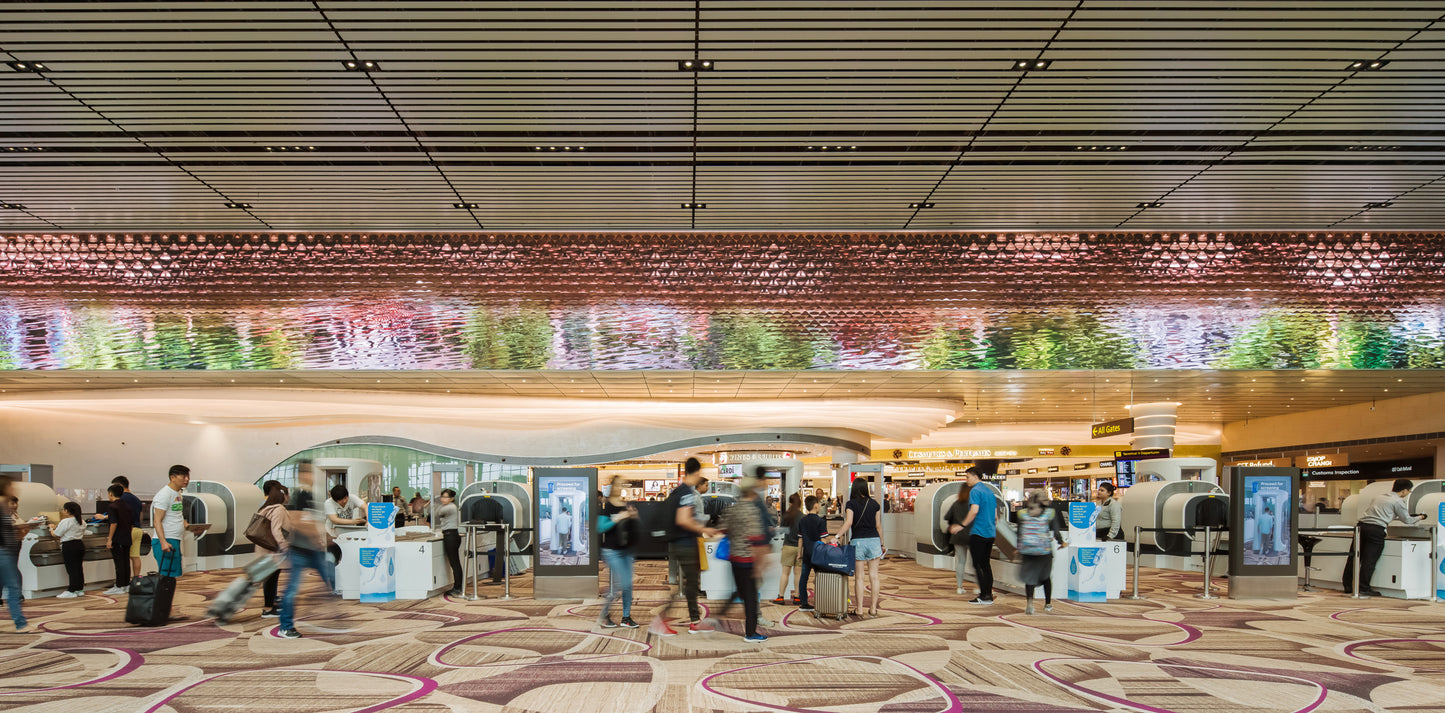 Changi Airport's Terminal 4 "Theatre of Experience"